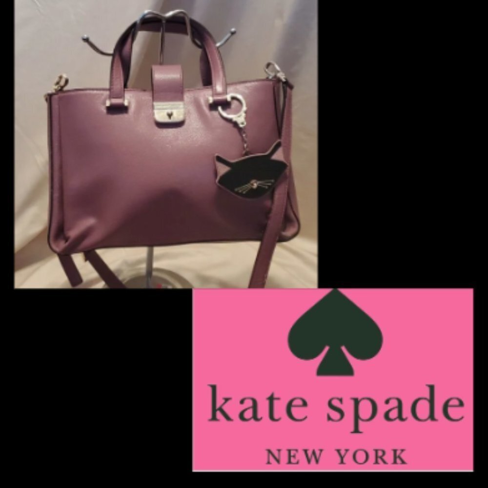 Kate Spade Pink Kitten Hang Tag Bag